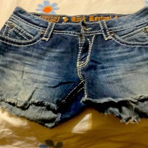 Rock Revival short denim shorts size 31